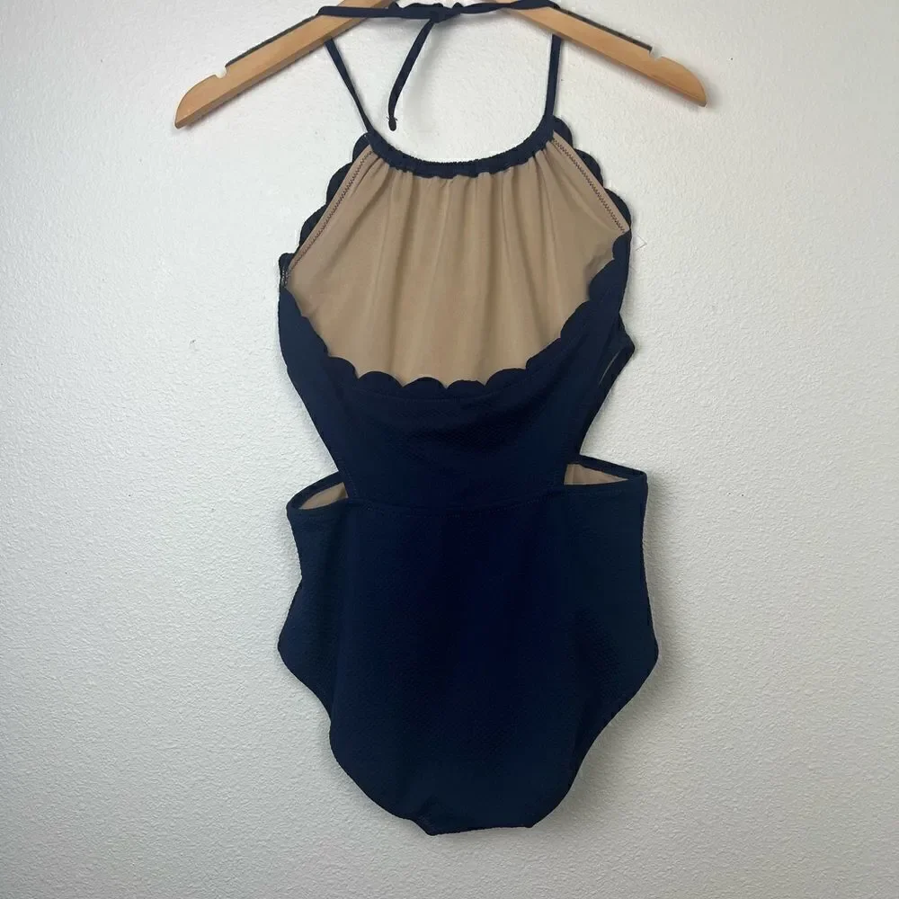 Old Navy Textured Scallop-Edged Cutout Swimsuit for Girls size XXL(16)